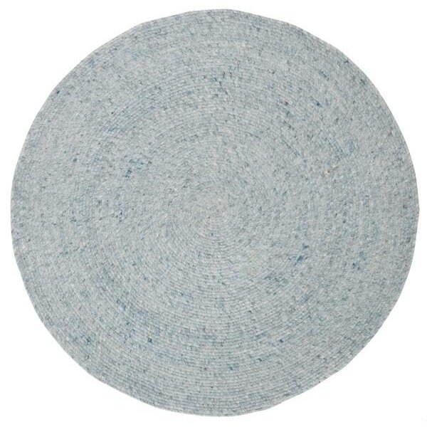 Safavieh 6 x 6 ft. Braided Hand Woven Round RugTurquoise - BRD901K-6R