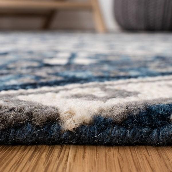 Safavieh Aspen Hand Tufted Square Area RugGrey & Ivory 7 x 7 ft. - APN825F-7SQ