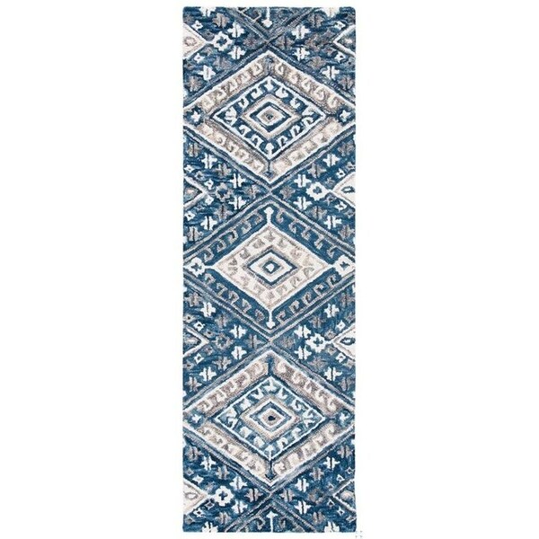 Safavieh Aspen Hand Tufted Square Area RugGrey & Ivory 7 x 7 ft. - APN825F-7SQ