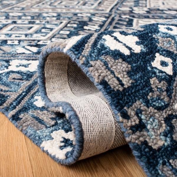 Safavieh Aspen Hand Tufted Square Area RugGrey & Ivory 7 x 7 ft. - APN825F-7SQ