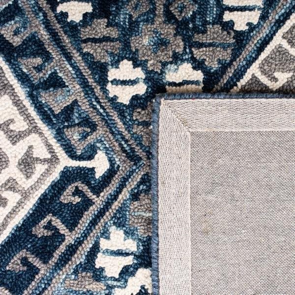 Safavieh Aspen Hand Tufted Square Area RugGrey & Ivory 7 x 7 ft. - APN825F-7SQ