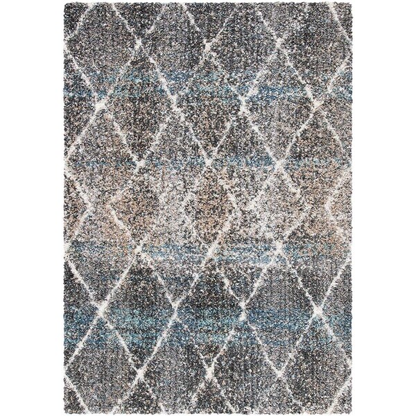 Safavieh 2 ft.2 in. x 8 ft. Canyon Shag 500 Runner Rug Grey & Ivory - CNY551F-28