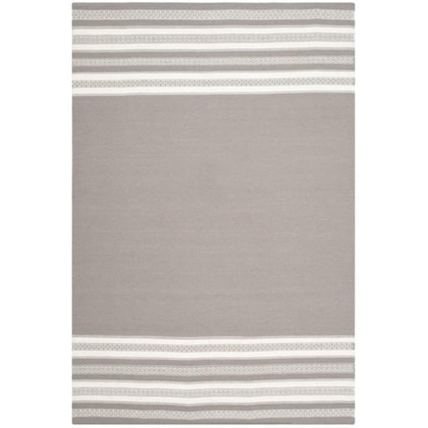 Safavieh Dhurries Hand Woven Flat Weave Rectangle Rug- Light Brown- 4 X 6 Ft. - DHU601A-4