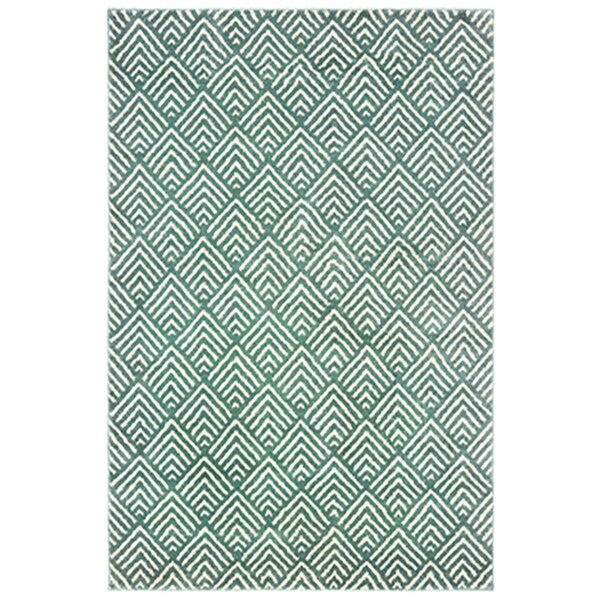 Oriental Weavers 2 ft. 3 in. x 7 ft. 6 in. Carson Runner Rug Blue - C9667C068230ST