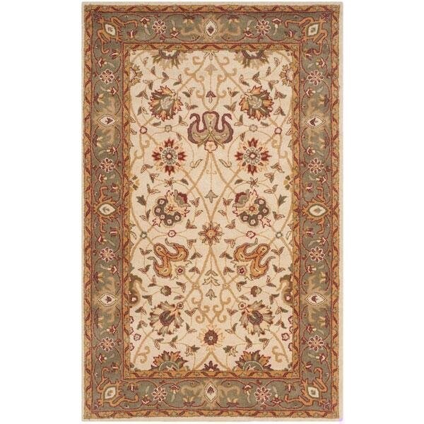 Safavieh 4 x 6 ft. Small Rectangle Traditional Antiquity- Ivory Hand Tufted Rug - AT21F-4