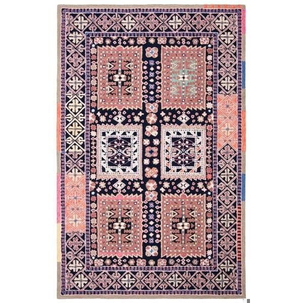 Safavieh 8 x 10 ft. Bellagio Hand Tufted Rectangle RugBlack & Navy - BLG609Z-8