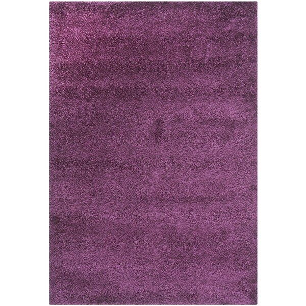 Safavieh 2 ft. 3 in. x 15 ft. Shag Rectangle Power-Loomed Rug Purple - SG151-7373-215