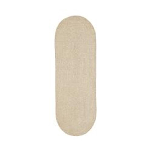 Better Trends 2 x 6 in. Chenille Reversible Rug - Dove - BRCR26DV