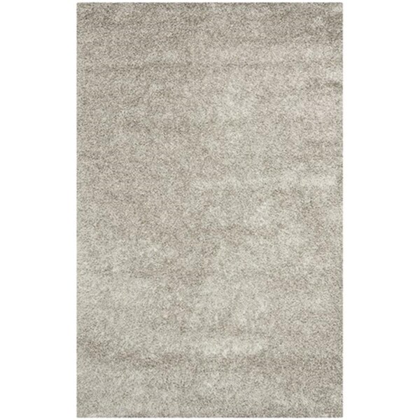 Safavieh Shag Hand TUFTED Accent Rug- Silver- 2 x 3 ft. - SG851S-2