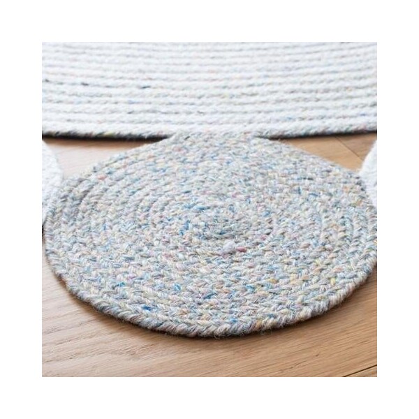 Safavieh 3 x 3 ft. Cape Cod Round Area Rug, Pink & Ivory - CAP231U-3R