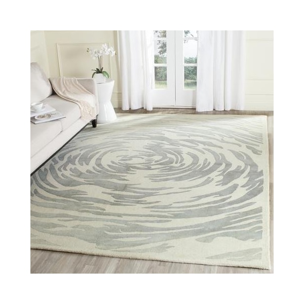 Safavieh Bella Medium Rectangle RugIvory & Grey 6 x 9 ft. - BEL128A-6