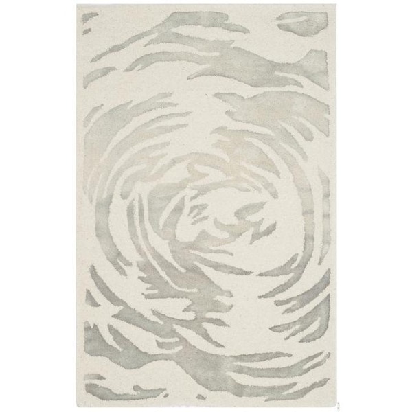 Safavieh Bella Medium Rectangle RugIvory & Grey 6 x 9 ft. - BEL128A-6