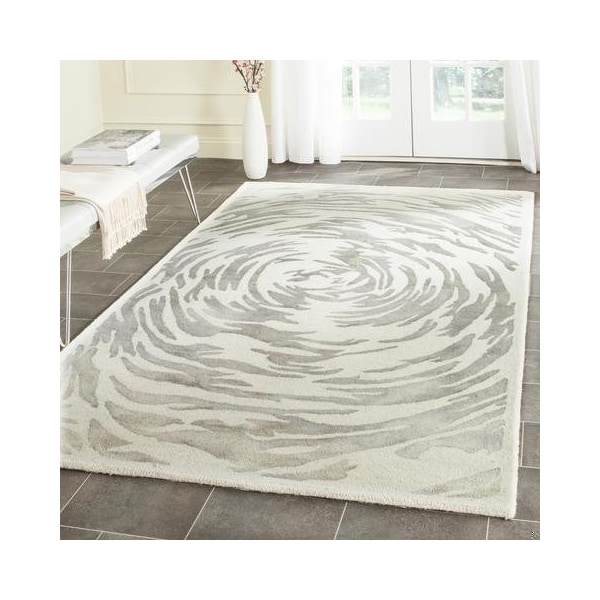 Safavieh Bella Medium Rectangle RugIvory & Grey 6 x 9 ft. - BEL128A-6