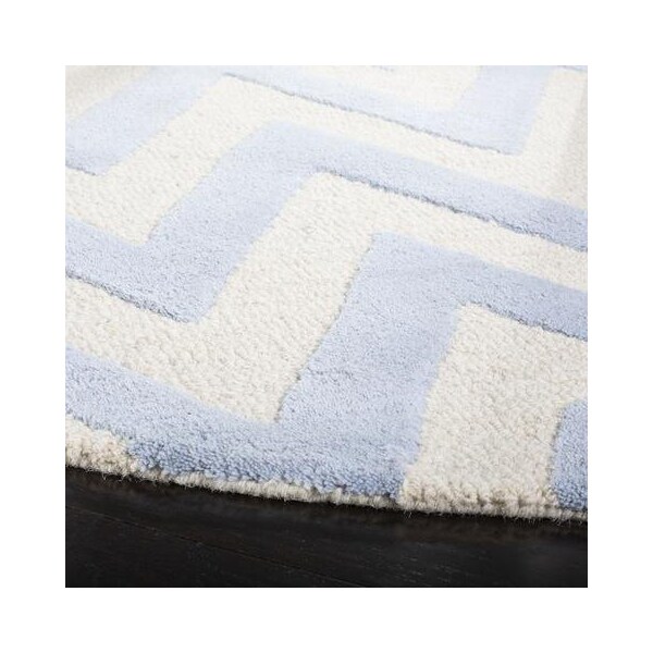 Safavieh Cambridge Runner Rugs, Light Blue and Ivory - 2 ft.-6 in. x 6 ft. - CAM139A-26
