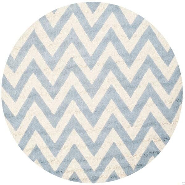Safavieh Cambridge Runner Rugs, Light Blue and Ivory - 2 ft.-6 in. x 6 ft. - CAM139A-26
