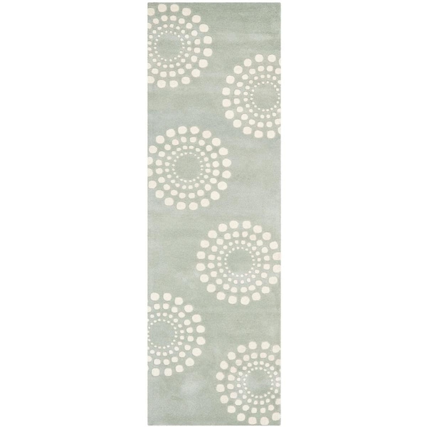 Safavieh Soho Hand Tufted Runner Rug, Grey and Ivory - 2 ft.-6 in. x 8 ft. - SOH788D-28