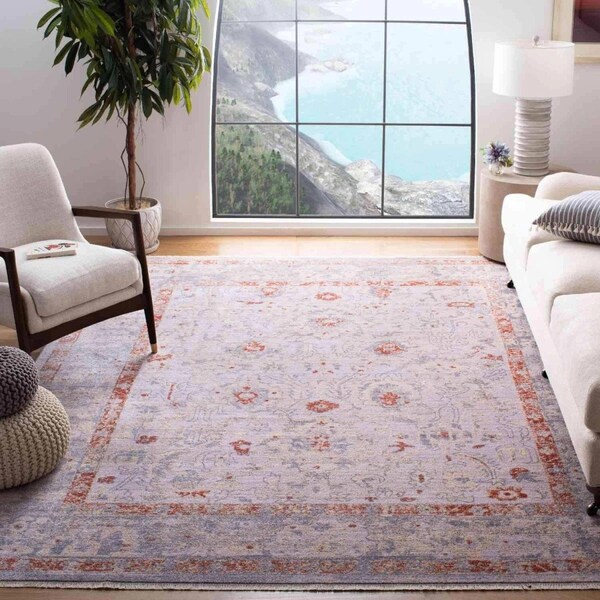 Safavieh Hellenic 400 Rectangle Area RugIvory & Rust 10 x 13 ft. - HLC415A-10