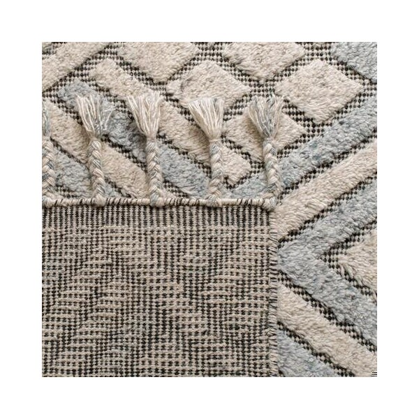 Safavieh 5 x 8 ft. Hand Knotted Bohemian Casablanca Medium Rectangle RugGrey & Ivory - CSB409A-5