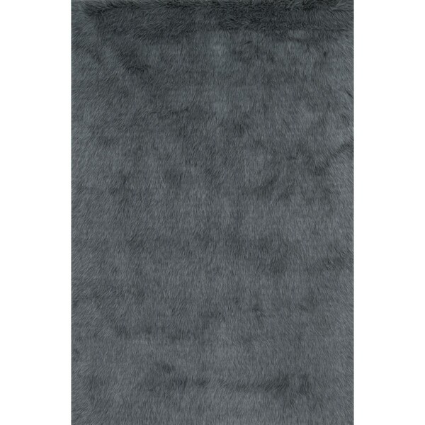 Loloi 1 Ft. 6 In. X 1 Ft. 6 In. Danso Shag Rug - Graphite - DANSDA-09GT00160S