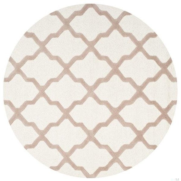 Safavieh 2 x 3 ft. Cambridge Hand Tufted Rug, Accent - Ivory and Beige - CAM121P-2