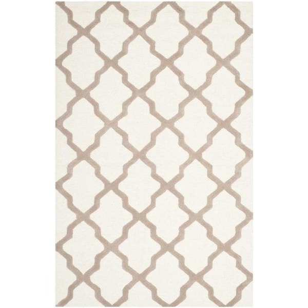 Safavieh 2 x 3 ft. Cambridge Hand Tufted Rug, Accent - Ivory and Beige - CAM121P-2
