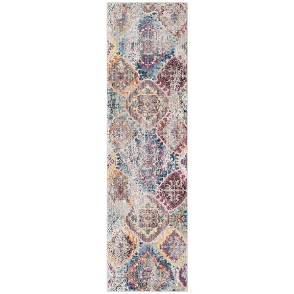 Safavieh 9 x 12 ft. Bristol Power Loomed Large Rectangle Area RugBlue & Light Grey - BTL351D-9