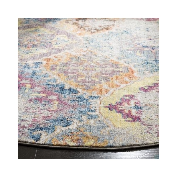 Safavieh 9 x 12 ft. Bristol Power Loomed Large Rectangle Area RugBlue & Light Grey - BTL351D-9