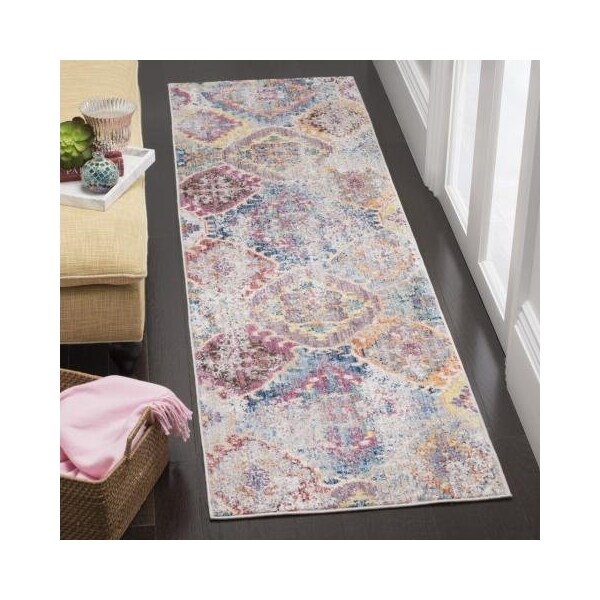 Safavieh 9 x 12 ft. Bristol Power Loomed Large Rectangle Area RugBlue & Light Grey - BTL351D-9