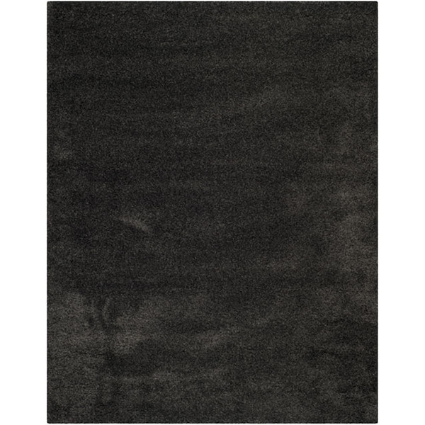Safavieh 4 x 6 ft. Power Loomed Small Rectangle Shag Rug, Dark Grey - SG180-8484-4