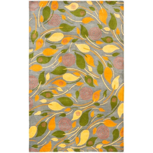 Safavieh 2 ft. 6 in. x 8 ft. Runner Contemporary Soho Grey and Multicolor Hand Tufted Rug - SOH217A-28