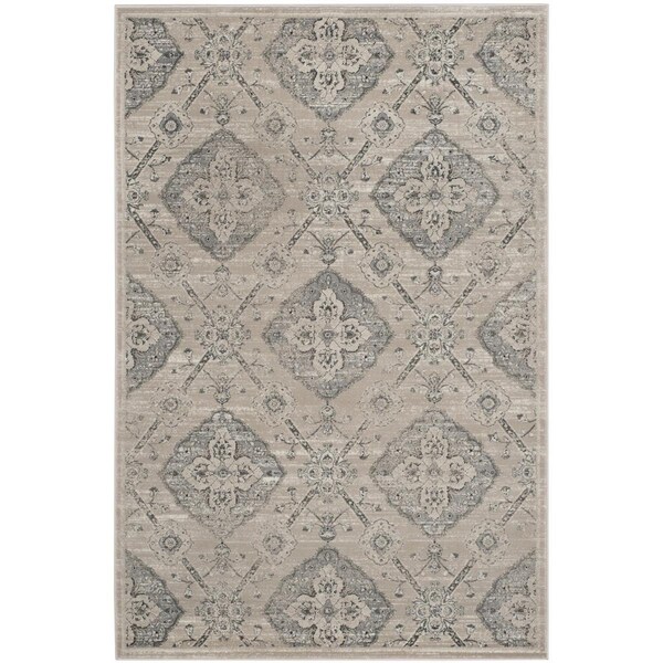 Safavieh Carnegie Small Rectangle RugsTaupe & Light Blue 4 x 6 ft. - CNG623B-4