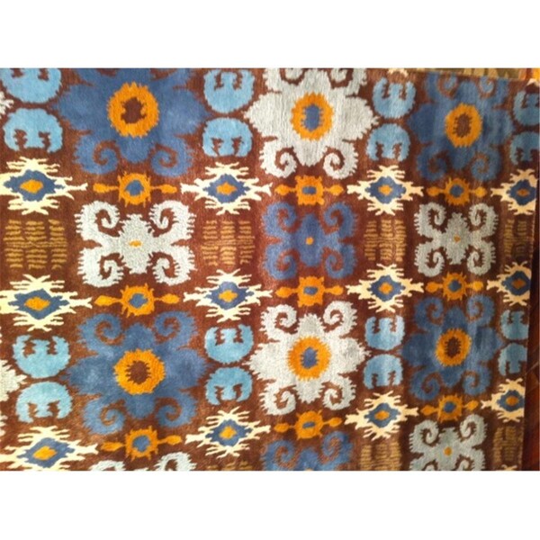 Safavieh 2 ft. 6 in. x 12 ft. Runner Contemporary Tibetan Multicolor Hand Knotted Rug - TB304A-212