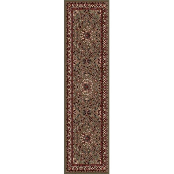 Rlm Distribution 2 ft. 7 in. x 5 ft. Persian Classics Isfahan - Green - HO2211458
