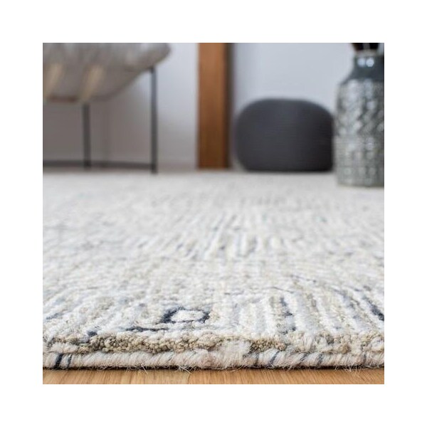 Safavieh 5 x 8 ft. Aspen Hand Tufted Rectangle RugGrey & Beige - APN286F-5
