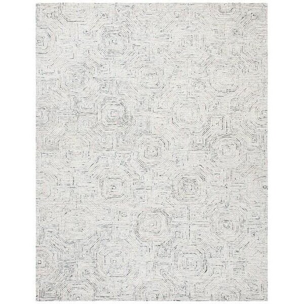 Safavieh 5 x 8 ft. Aspen Hand Tufted Rectangle RugGrey & Beige - APN286F-5
