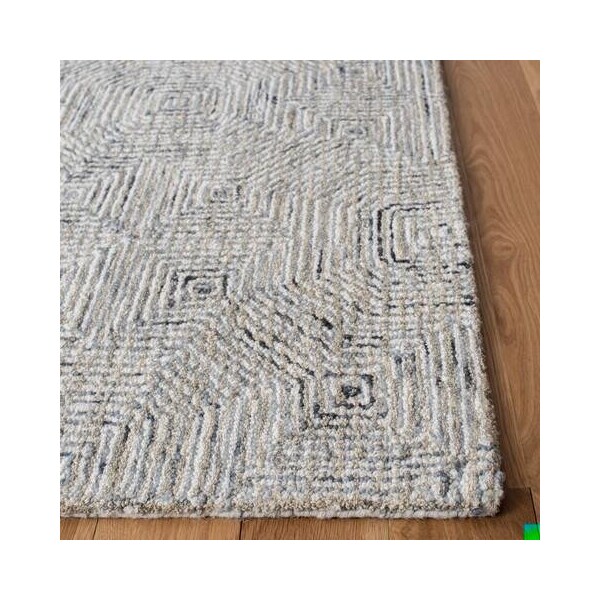 Safavieh 5 x 8 ft. Aspen Hand Tufted Rectangle RugGrey & Beige - APN286F-5