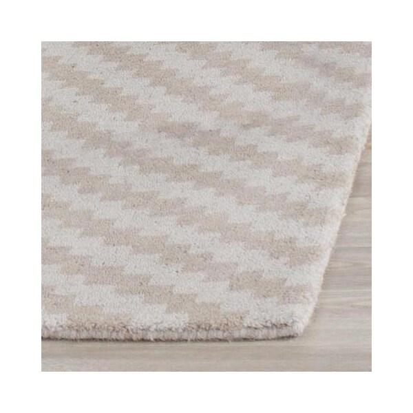 Safavieh Cambridge Hand Tufted Rectangle Rug- Grey - Taupe- 4 x 6 ft. - CAM323A-4