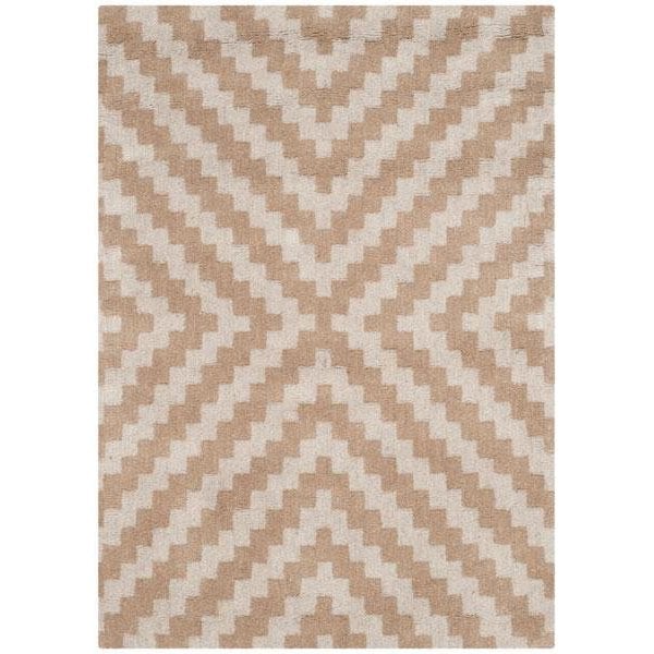 Safavieh Cambridge Hand Tufted Rectangle Rug- Grey - Taupe- 4 x 6 ft. - CAM323A-4