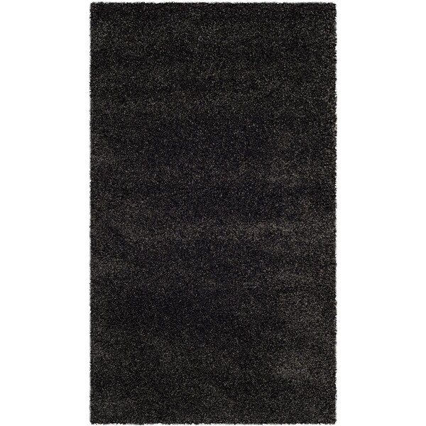 Safavieh Contemporary Rectangle Premium Shag Rug, Dark Grey - 2 x 20 ft. - SG180-8484-220