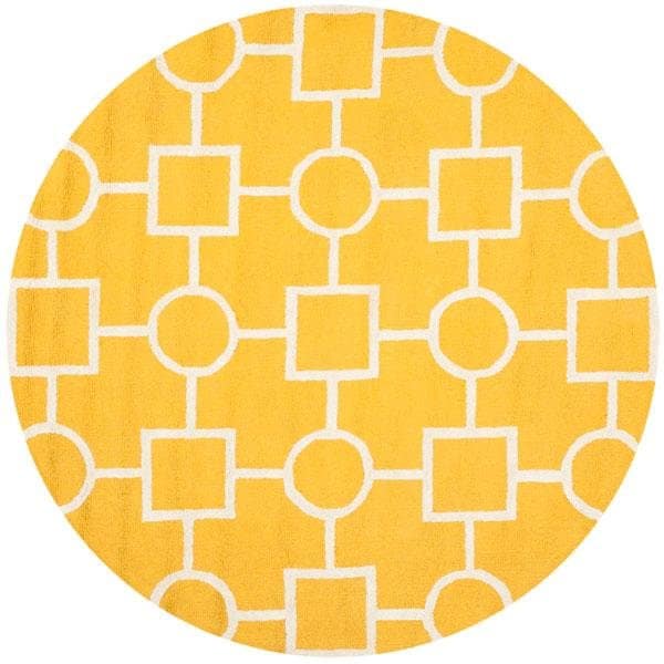 Safavieh Cambridge Small Rectangle Area Rug, Gold and Ivory - 3 x 5 ft. - CAM143Q-3