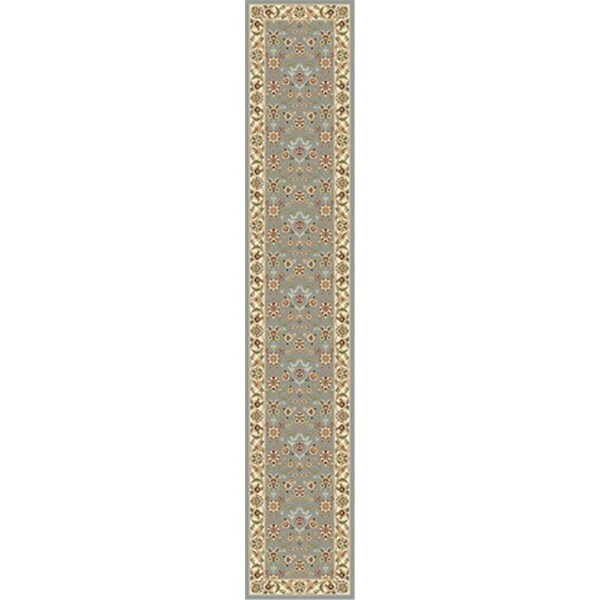 Safavieh Lyndhurst Machine Made Runner Rug- Light Blue - Ivory- 2 ft. 3 in. x 17 ft. - LNH312B-217