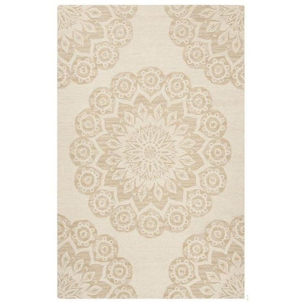Safavieh Blossom Hand Tufted Runner RugIvory & Beige 2 ft. 3 in. x 8 ft. - BLM108B-28