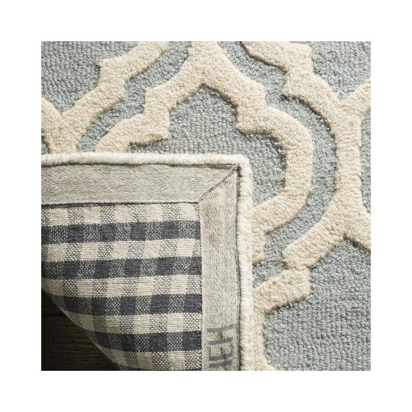 Safavieh 3 x 5 ft. Cambridge Hand Tufted Small Rectangle Area RugSpa & Ivory - CAM152A-3