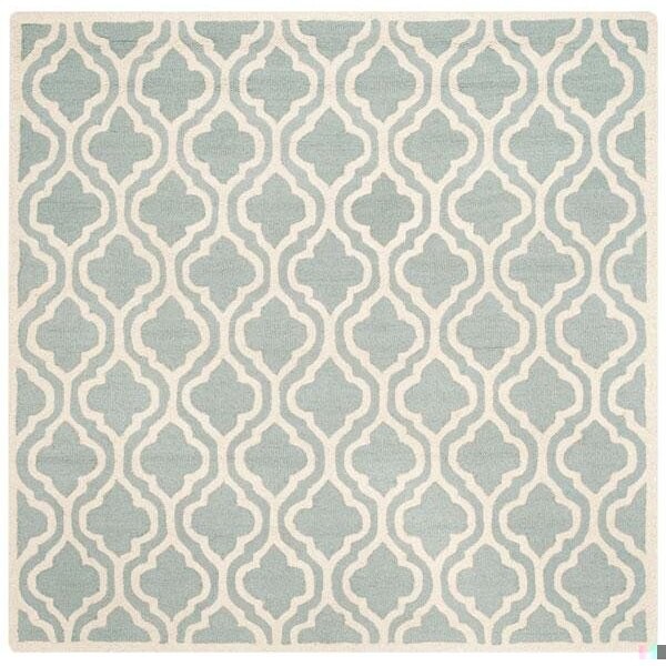 Safavieh 3 x 5 ft. Cambridge Hand Tufted Small Rectangle Area RugSpa & Ivory - CAM152A-3