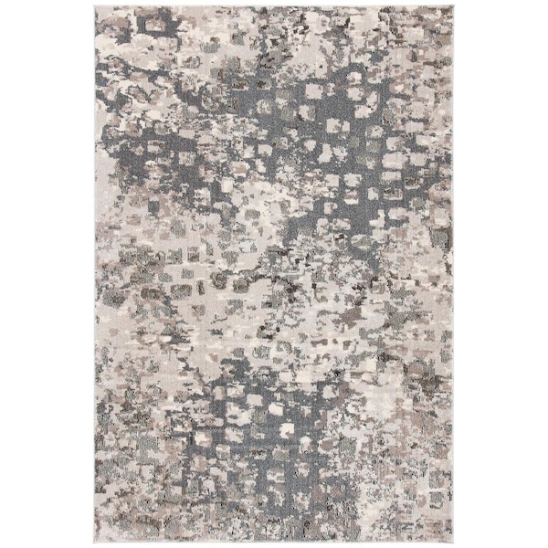 Safavieh Madison 400 Contemporary Rectangle Area Rug, Grey & Beige - 6 x 9 ft. - MAD425G-6
