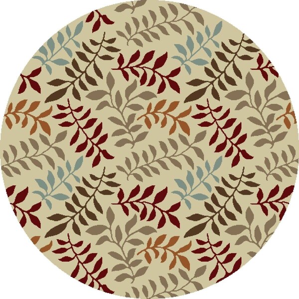 Rlm Distribution 5 ft. 3 in. Chester Leafs - Round, Ivory - HO2545809