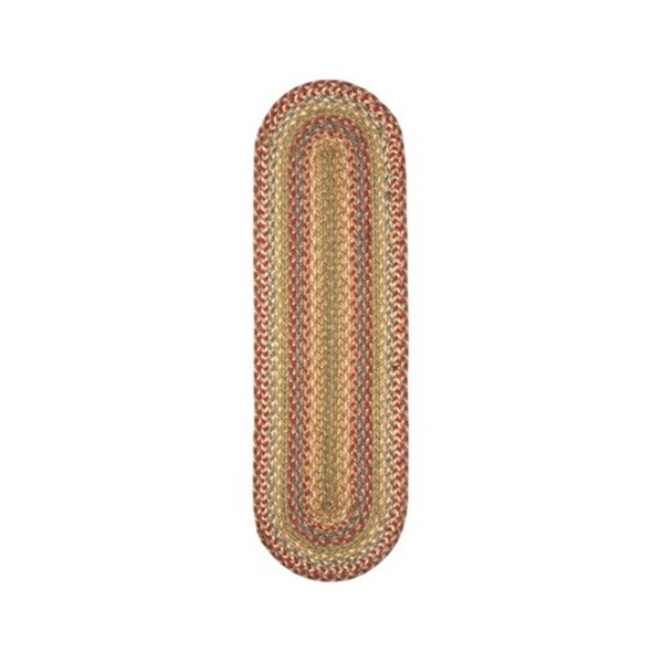 Homespice Decor Azalea Hudson Jute Braided Rugs - Table Runner - Oval - 571144
