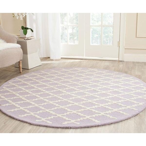 Safavieh Cambridge Runner Hand Tufted Rug, Lavander and Ivory - 2 ft.-6 in. x 8 ft. - CAM137C-28