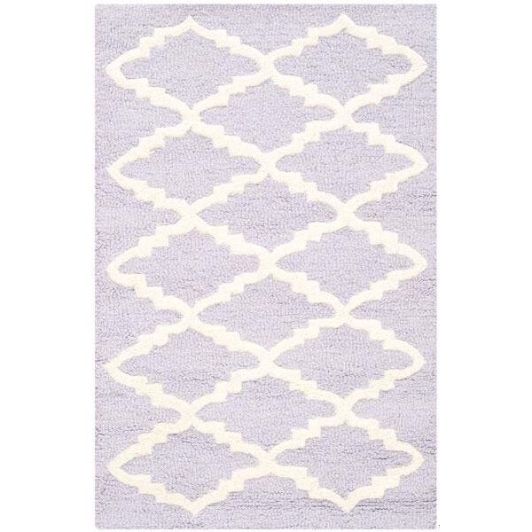 Safavieh Cambridge Runner Hand Tufted Rug, Lavander and Ivory - 2 ft.-6 in. x 8 ft. - CAM137C-28