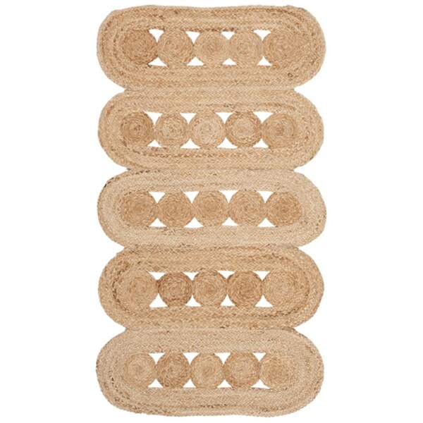 Safavieh 4 x 6 ft. Natural Fiber Collection Global Rectangle Hand Woven RugNatural - NF365B-4